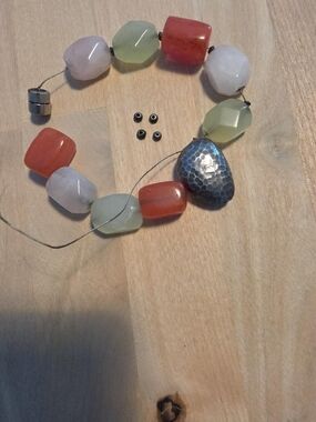 Multicolor Beaded Bracelet Repair Project – Magnetic Clasp & Metal Accent